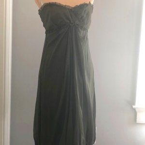 STUNNING Vera Wang Lavender Label deep green dress